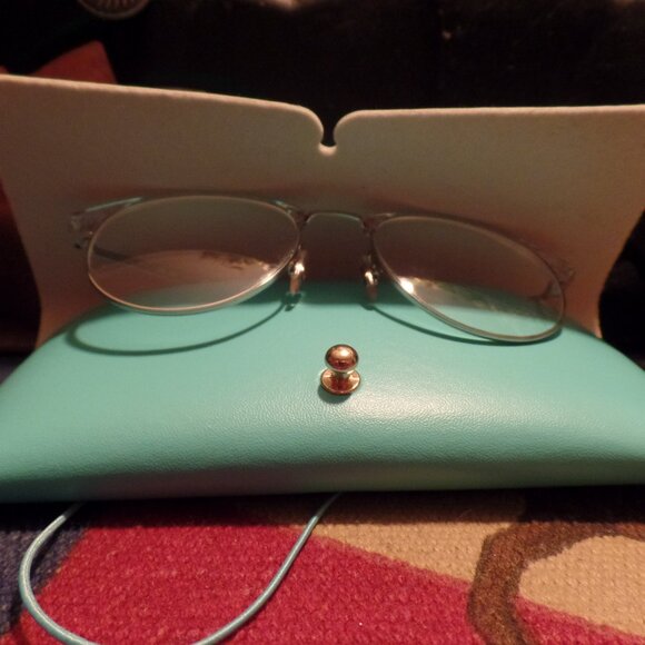 Ray Ban Clear Metal Frame NWOT w/Case - Picture 7 of 10